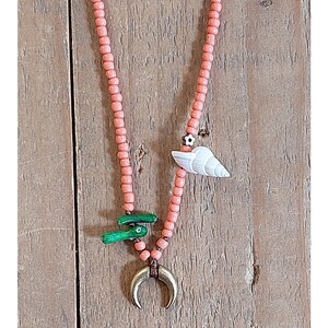 Collana di perline fatta a mano per donne, Regalo per lei, Boho, collana boho immagine 4