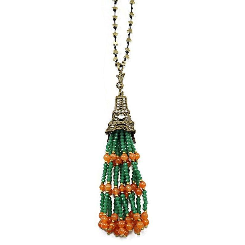 Boho jewelry for women Gift for women Boho necklace Bohemian long necklace for women Vintage tassel necklace Unique gift