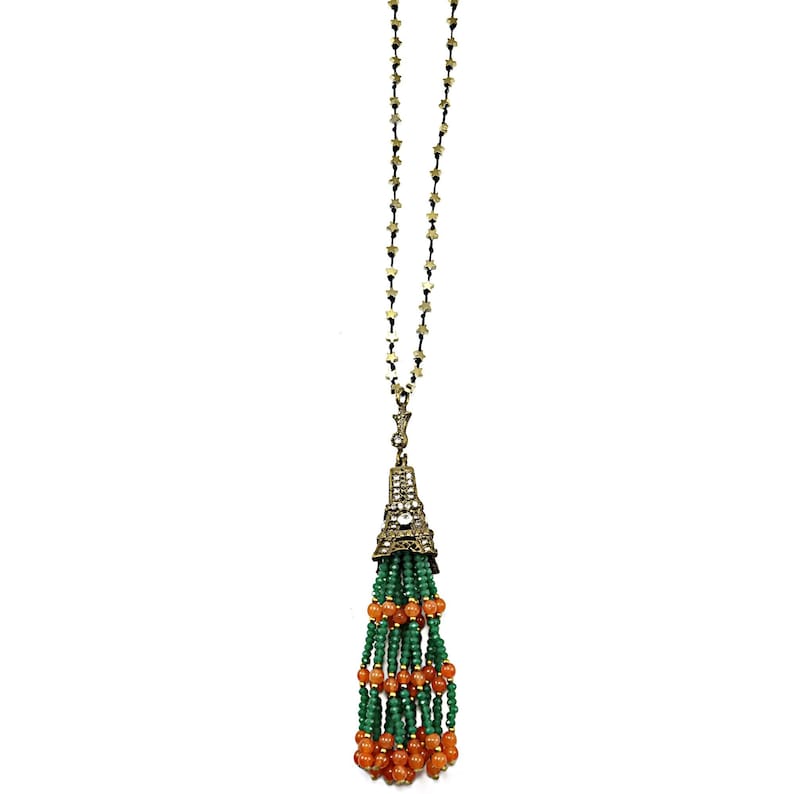 Boho jewelry for women Gift for women Boho necklace Bohemian long necklace for women Vintage tassel necklace Unique gift