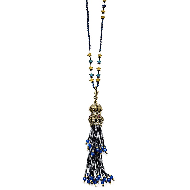 Unique gift Vintage tassel necklace Boho jewelry for women Bohemian long necklace for women Gift for women Boho necklace