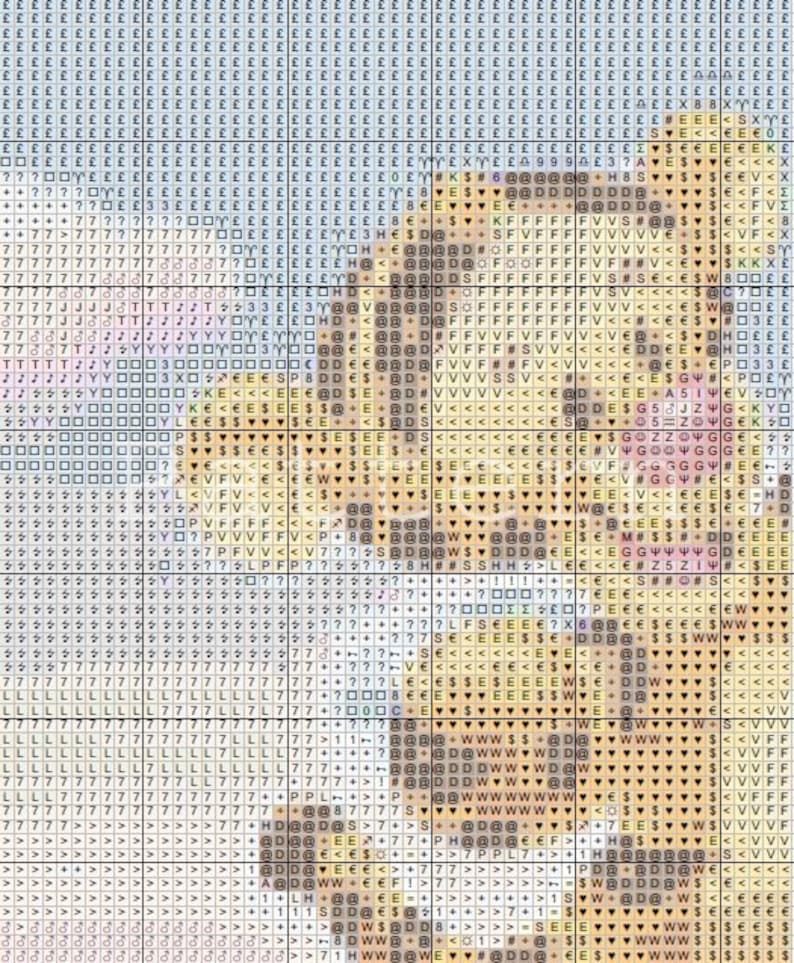 Cross Stitch Pattern PDF Files. Baby Winnie the Pooh and friends