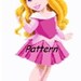 Little Aurora. Cross Stitch Pattern.