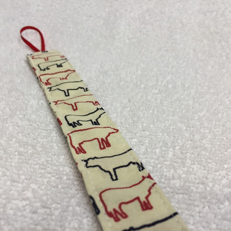 Cow Pacifier Holder Etsy