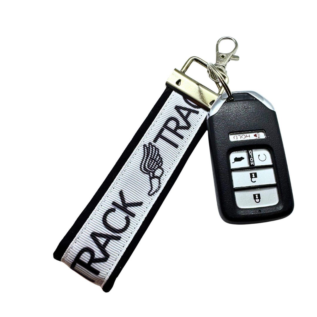 Track Keychains Personalized Track Keychain: Fabric Key Fob With Optional Initial ...