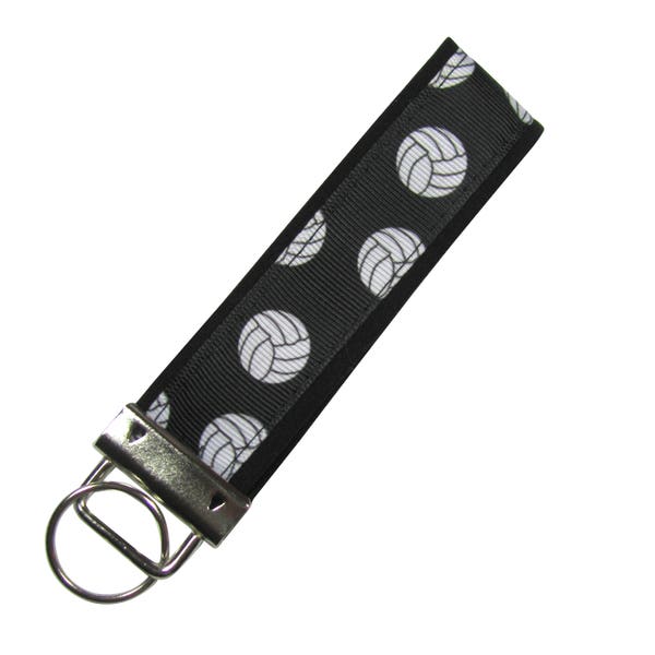 Personalized Key Chain / Key Fob Volleyballs With Optional Initials