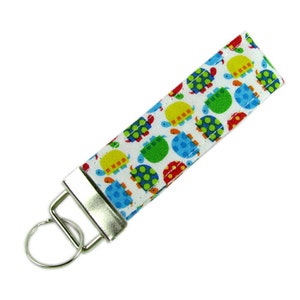 Personalized Key Chain / Key Fob Turtles With Optional Initials