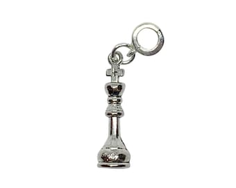 King Chess Piece Charm: Chess Player Jewelry