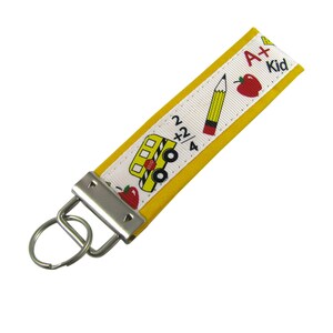 Teacher Key Chain / Teacher Key Fob Can be Personalized With Optional Initials