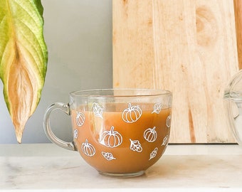 Stay Warm and Stylish: Oversized Autumn Mug, Perfect for Coffee & Tea, Pumpkin Spice Lover Gift, Fall Home Decor, 16 oz Mug