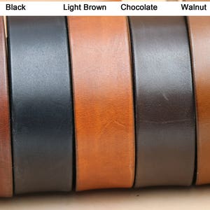 Personalized Handmade Custom Guitar Strap Can be Personalized Veg Tanned Leather, Choice of Colours and designs, Free Personalization image 6