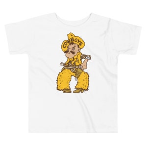 Pistol Pete Toddler T-shirt - University of Wyoming - Go Pokes - Wyoming Cowboys - Toddler T-shirt - Brown and Gold - UW - 307 - Sarah Berry