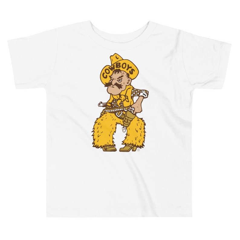 Pistol Pete Toddler T-shirt - University of Wyoming - Go Pokes - Wyoming Cowboys - Toddler T-shirt - Brown and Gold - UW - 307 - Sarah Berry