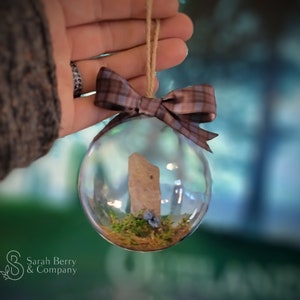 Outlander Standing Stone Christmas Ornament - Claire Fraser - Jamie Fraser - Droughtlander - Outlander Gifts - Book Club - Sarah Berry & Co