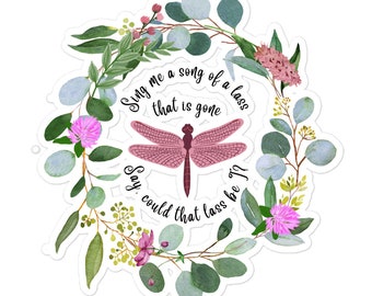 Outlander Skye Boat Song Sticker: Scottish Sassenach Vinyl