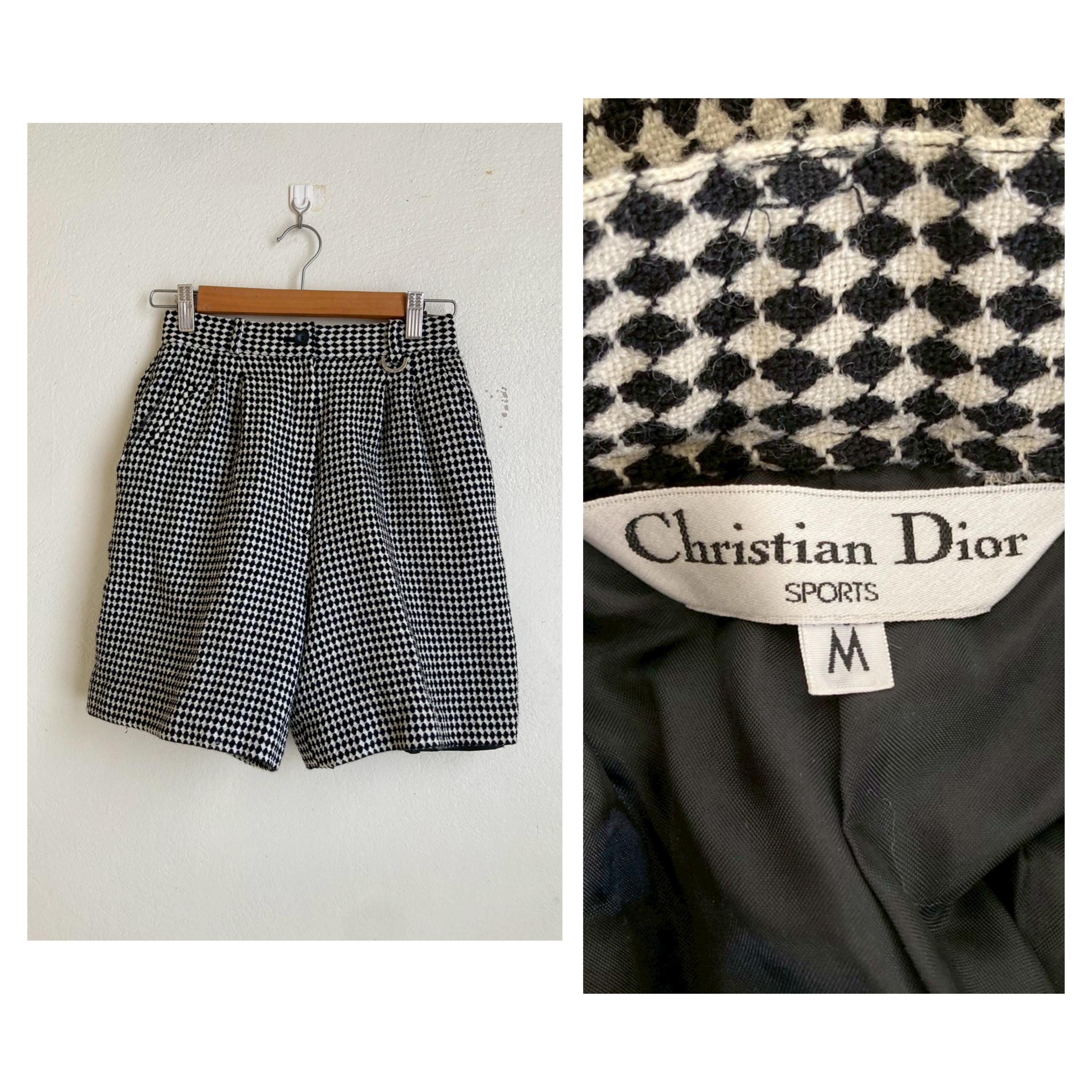 Vintage Very Rare Pants Short Christian Dior Sports Size M Waist