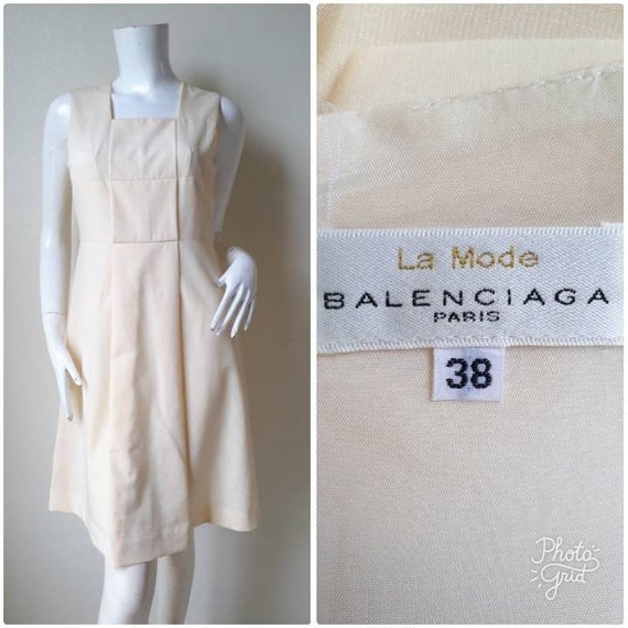 Balenciaga evening dress square sales