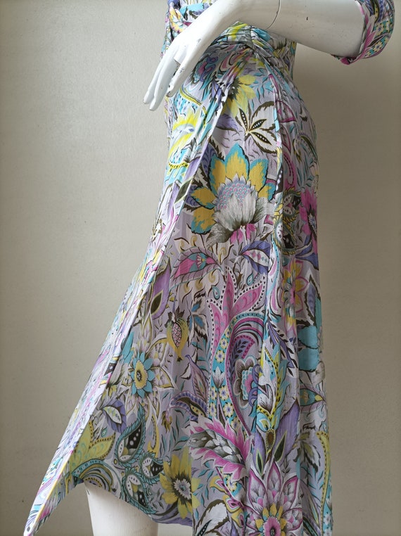 Vintage ETRO Jersey Dress ~Made in Italy Designer… - image 7