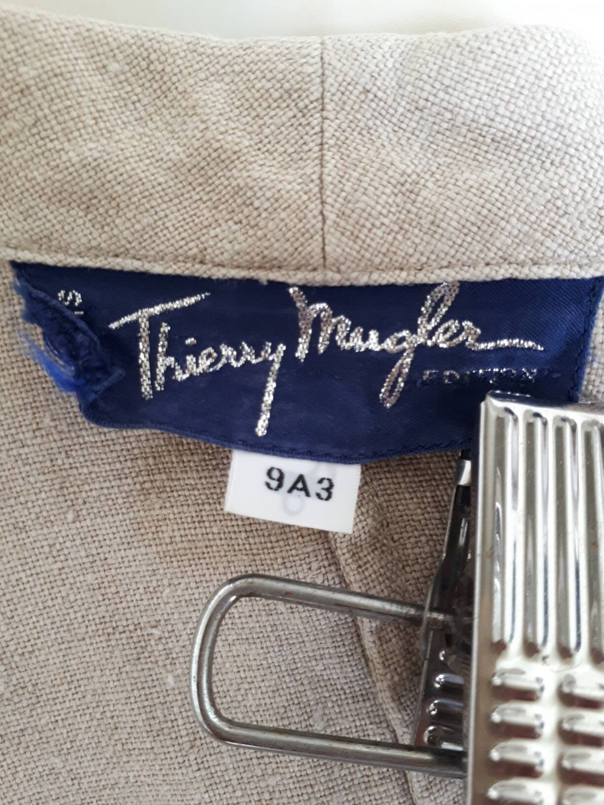 ヴィンテージ ティエリーミュグレー ブレザー / リネンジャケット