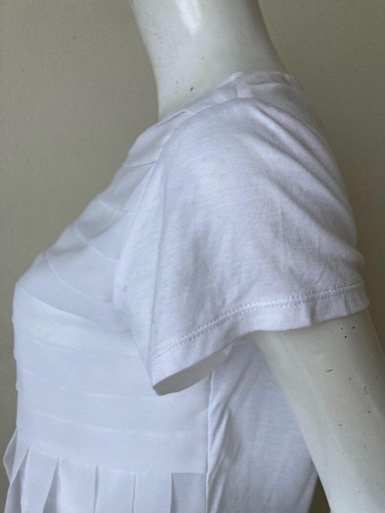 courrèges vintage Chemisier blanc Taille 38 image 8