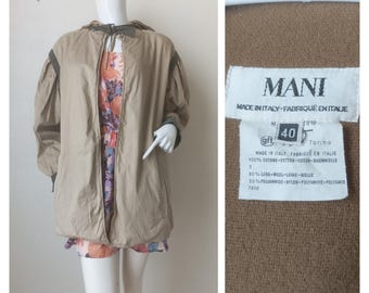 Vintage MANI Wool Jacket Size 40 Made in Italy