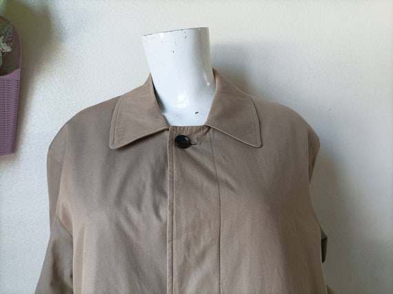 Vintage Valentino Amedeo Tan Trench Coat /   Size… - image 5