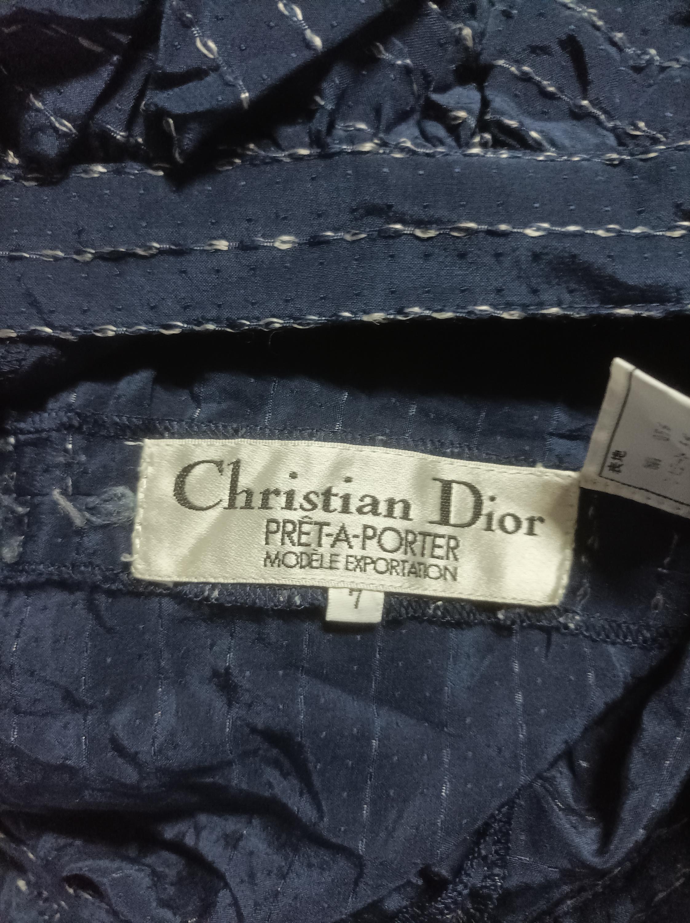 Vintage 1980s Christian Dior Dress / Silk Dress Size 7 Japan Will