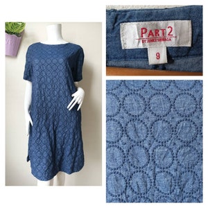 Part 2 by Junko Shimada eyelet mini Dress Size 9 will fit M