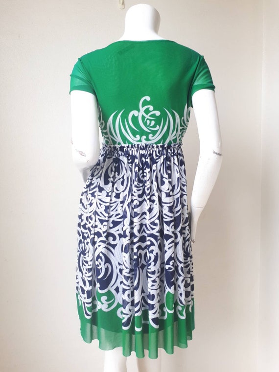 Vintage 90s Mesh Dress by Vivienne Tam Size 0( XS… - image 6