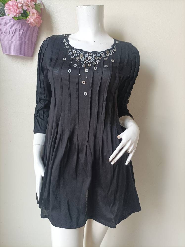 Vintage Hiroko Koshino Rare Design Mini Dress Size 38 - Etsy