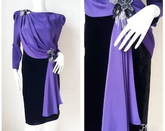 Vintage 1980's Japanese Harajuku Dress / MUGEN Boutique Size Small