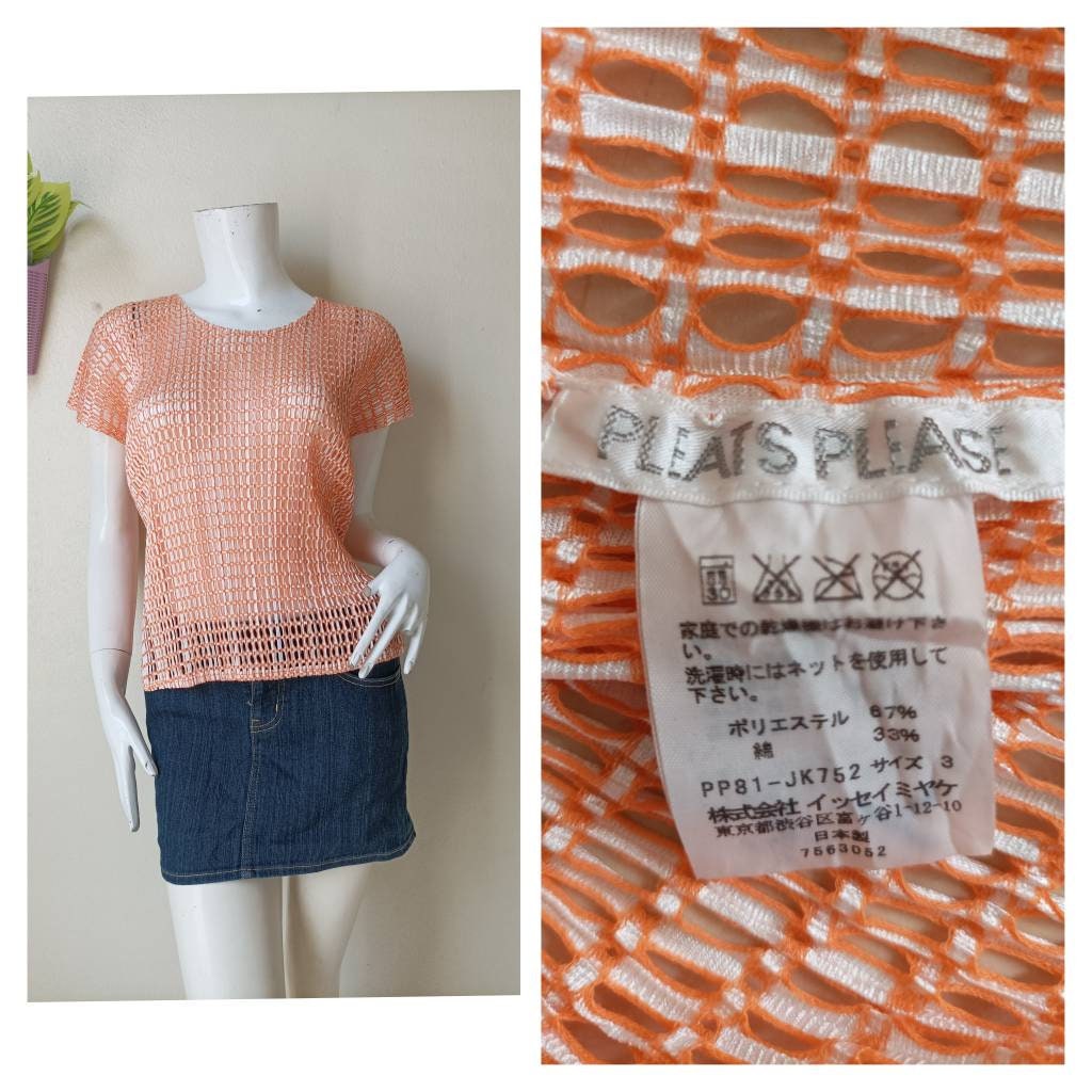 Issey Miyake Pleats Please Shirt Unisex Japanese Summer Wear Issey Miyake Pleats Please Shirt Unisex Japanese Summer Wear