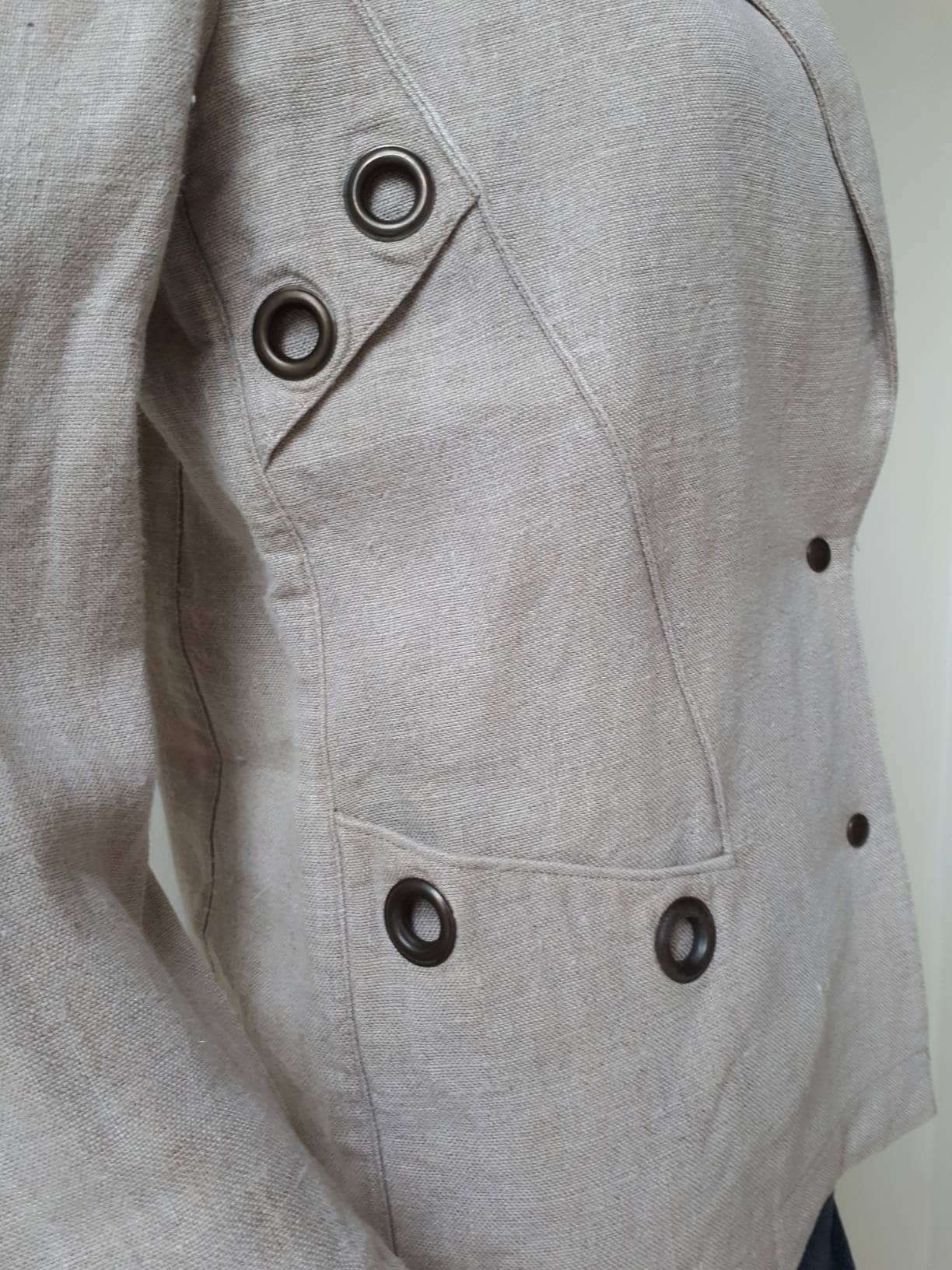 ヴィンテージ ティエリーミュグレー ブレザー / リネンジャケット