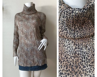 Pleated Blouse Style Pleated Top Size L
