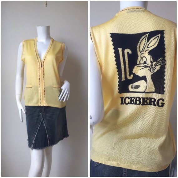 Vintage Iceberg History Sweater Vest