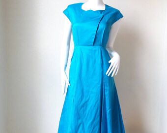 Vintage Miss Chloe Cotton Dress Size 40 Small - Etsy