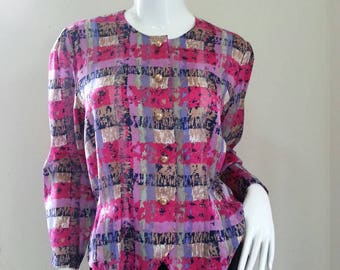 Vintage Pierre Balmain Blouse  Size M