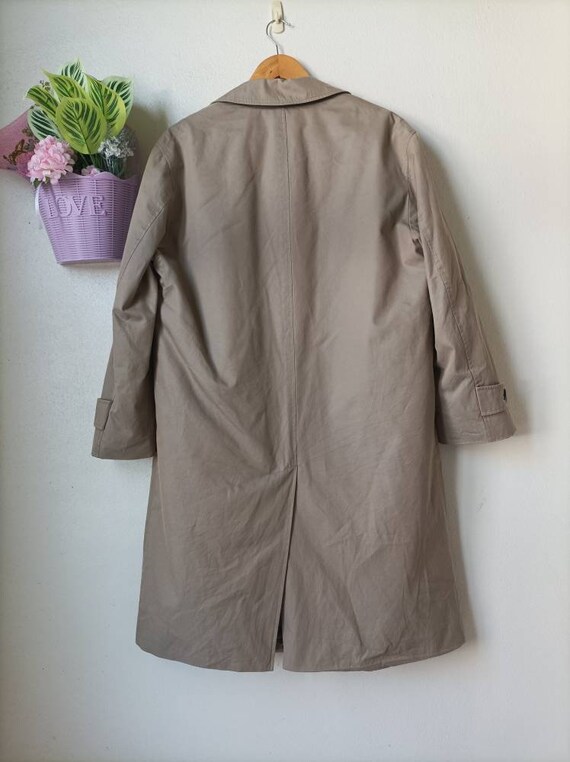 Vintage Valentino Amedeo Tan Trench Coat /   Size… - image 8