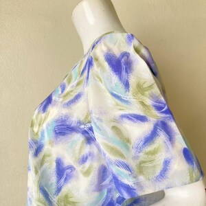 Vintage Courreges-blus med tryck, storlek 9AR, Japan bild 9