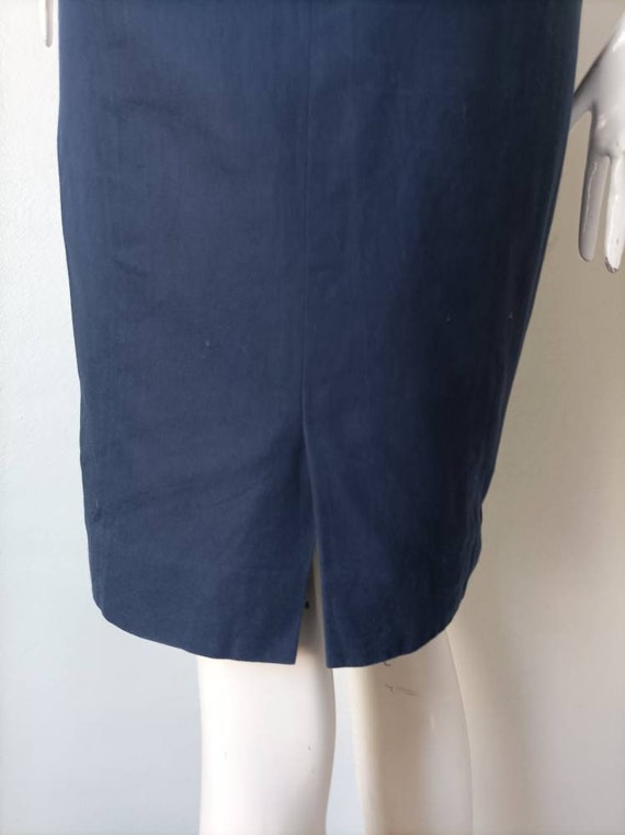 Vintage Courreges cotton  dress Size 9AR S-M - image 5