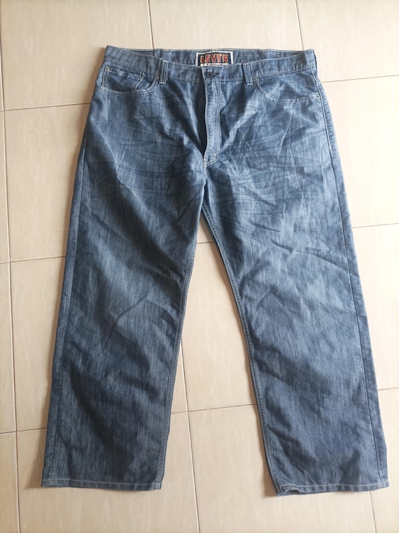 Levis 569 Mens Size W 42 L 30 / Loose Straight Jeans Blue - Etsy