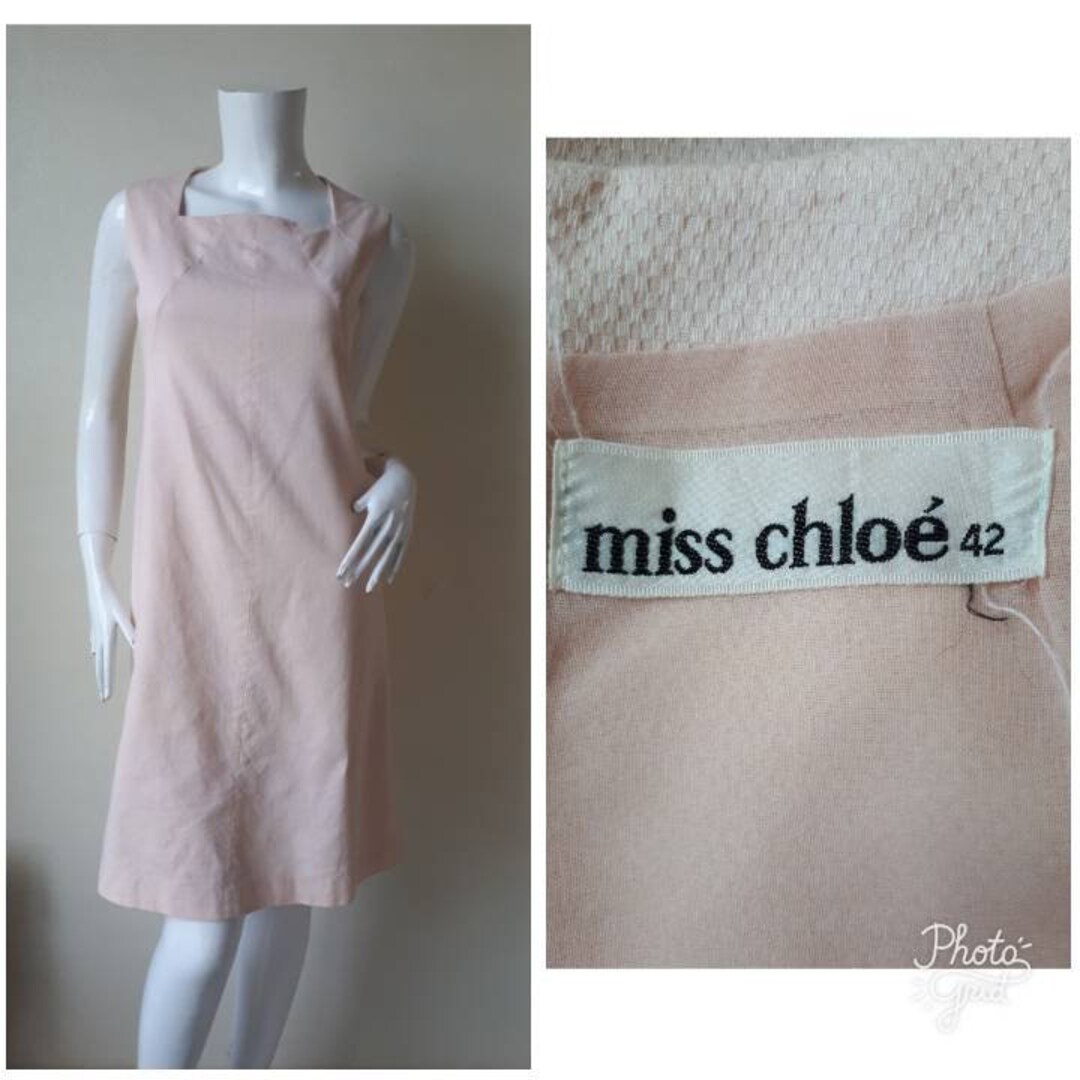 Vintage Miss Chloe Cotton Dress Size 42 Medium - Etsy
