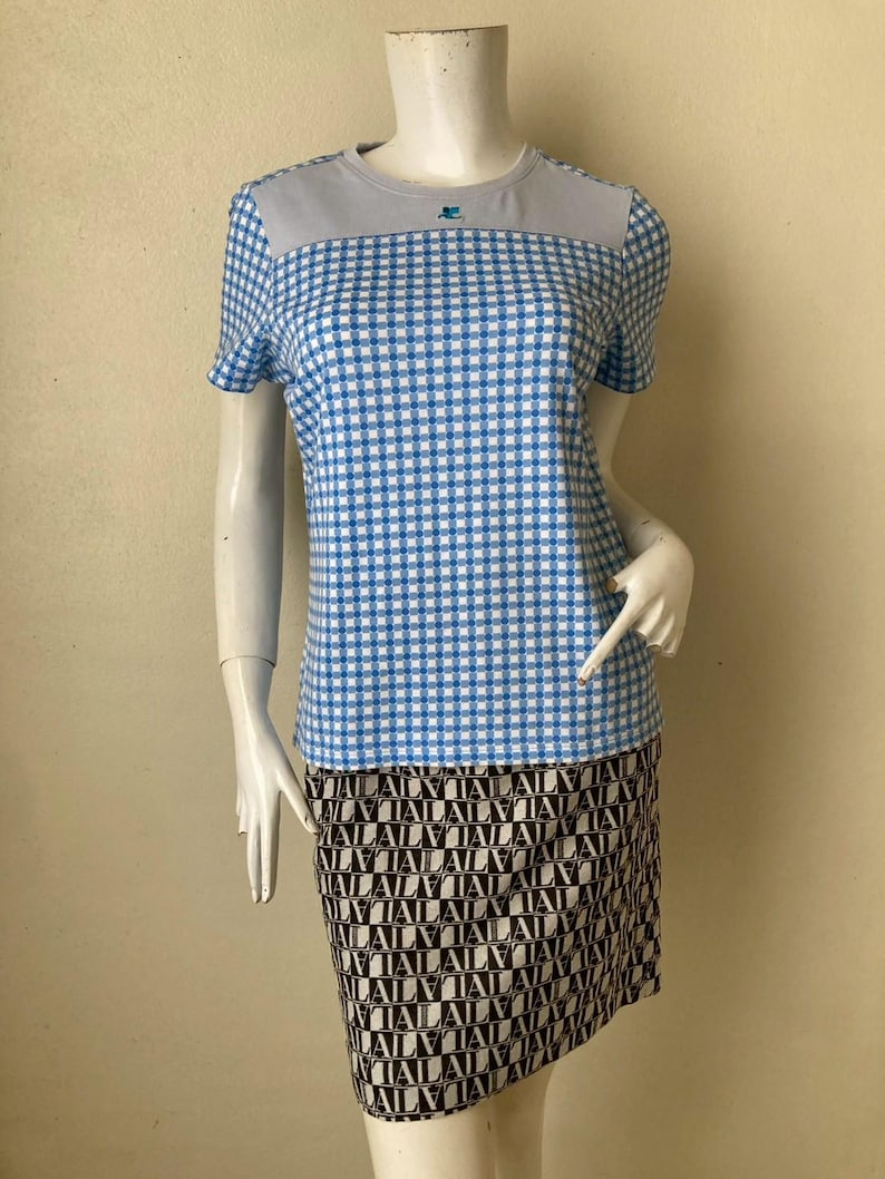 Koszulka vintage courreges rozmiar 40 zdjęcie 3