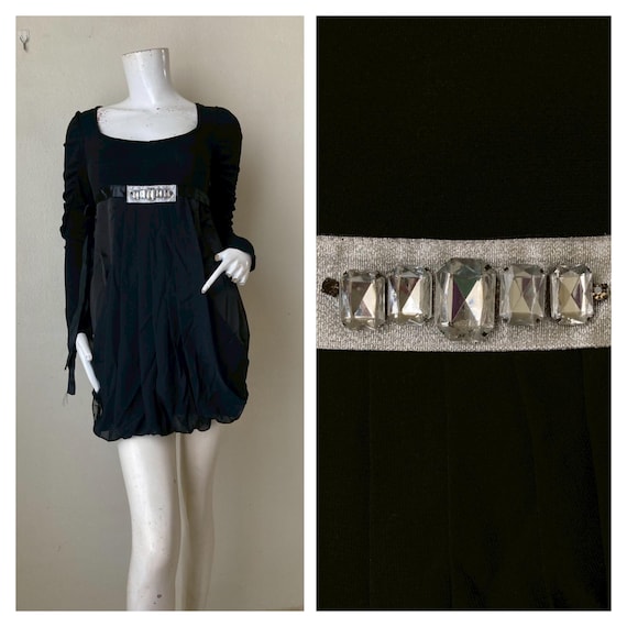 Marc Jacobs, Vintage Marc Jacobs Black Mini Dress Size S