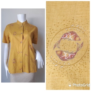 Vintage  Hawaiian Shirt Size M Made in Japan