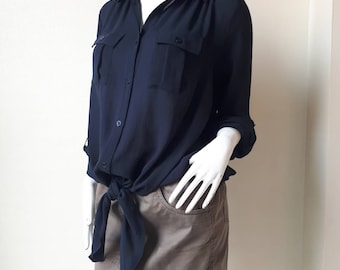 Gereserveerde Lanvin en Blue Made in Japan-jurk, maat 38