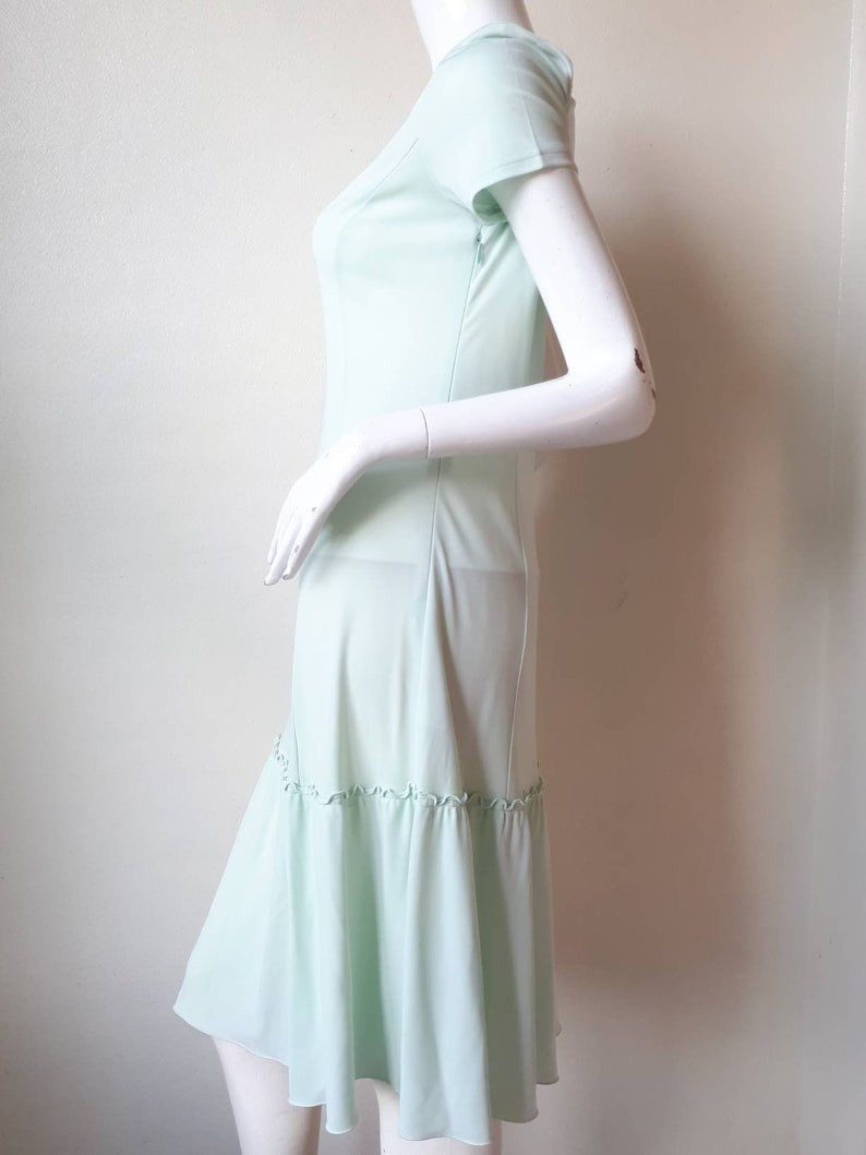 Vintage Courreges maxiklänning storlek 9AR passar medium NWT bild 10