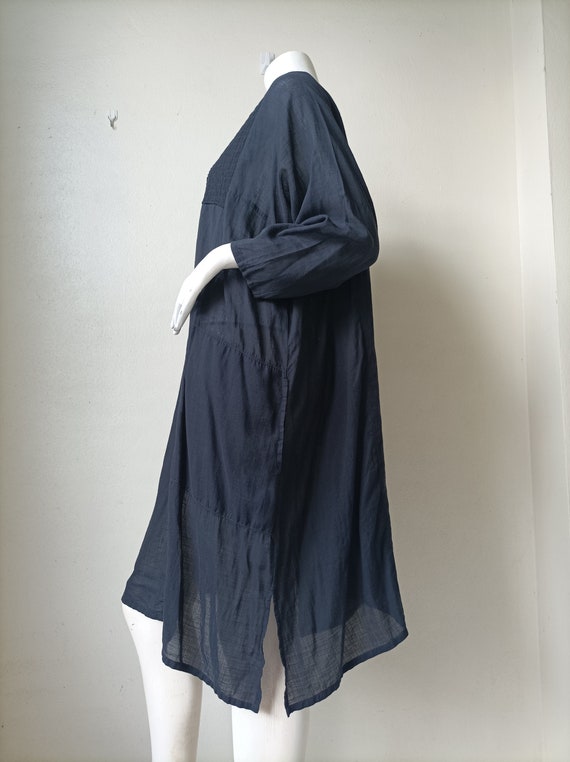 Issey Miyake Plantation Dress , Cotton Dress Size… - image 7