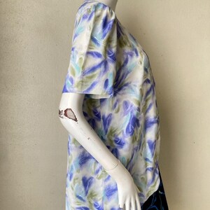 Vintage Courreges-blus med tryck, storlek 9AR, Japan bild 5