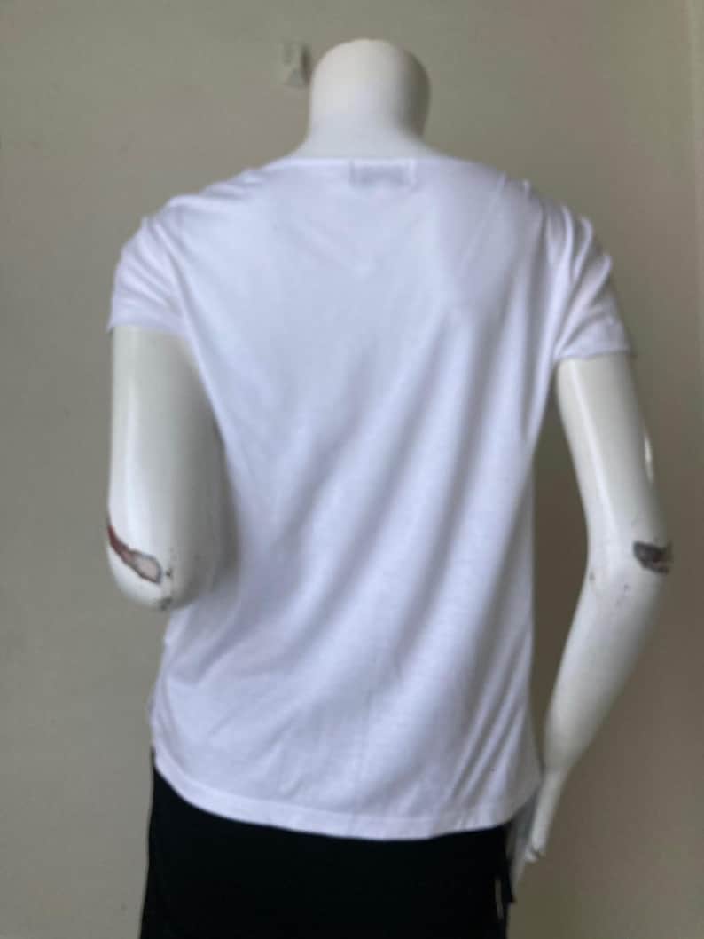 courrèges vintage Chemisier blanc Taille 38 image 5