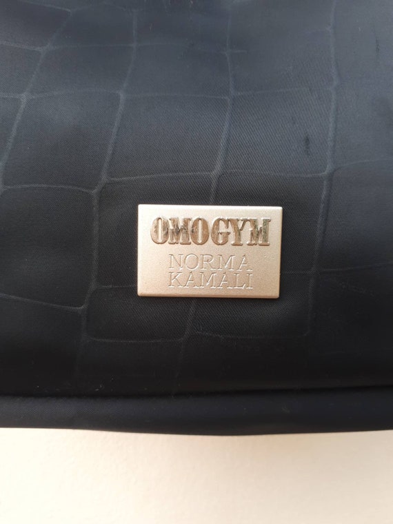 Vintage NORMA KAMALI Black Nylon Bag, Minimalist Handbag Vintage NORMA KAMALI Black Nylon Bag, Minimalist Handbag